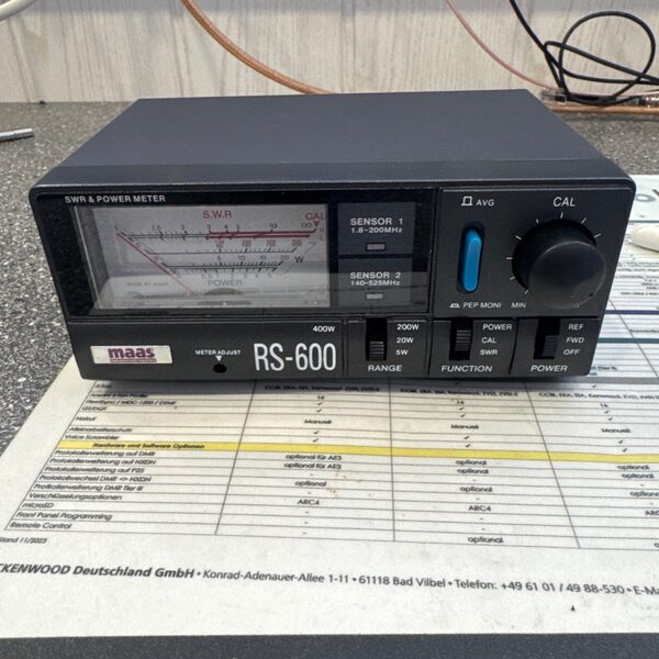 MAAS RS-600 SWR & PWR Meter