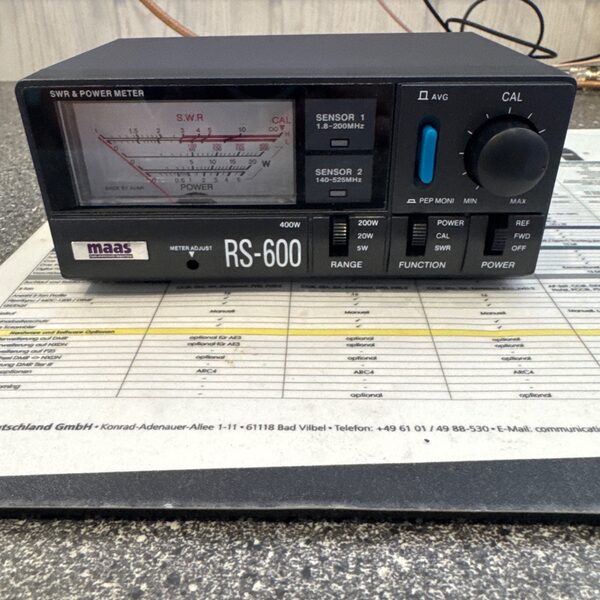 MAAS RS-600 SWR & PWR Meter