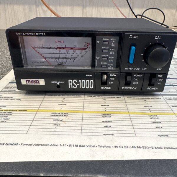 MAAS RS-1000 SWR-PWR Meter