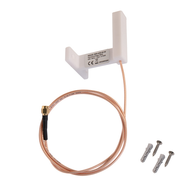 Vorschau MAAS ISM-433-W weiß - 433 MHz Antenne Wandmontage