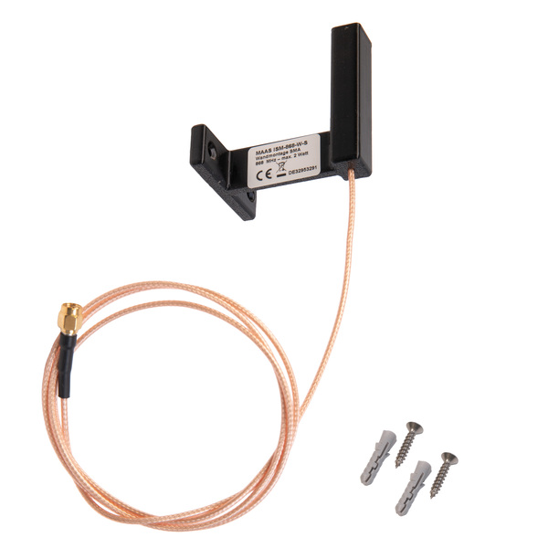 Vorschau MAAS ISM-868-W schwarz - 868 MHz Antenne Wandmontage