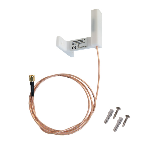 Vorschau MAAS ISM-868-W weiß - 868 MHz Antenne Wandmontage