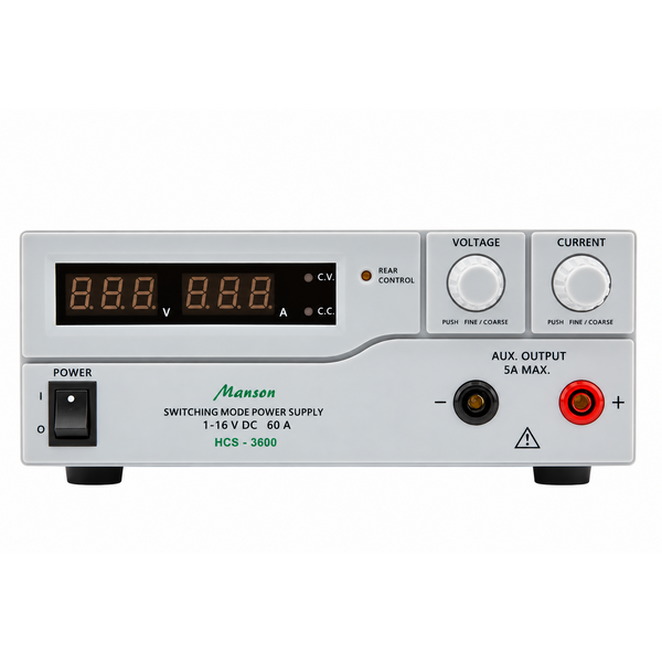 Vorschau MANSON HCS-3600-USB Schaltnetzteil 60 Ampere