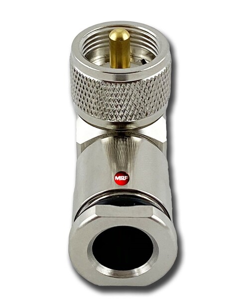 Vorschau Messi & Paoloni PL Stecker Winkel für 10mm Kabel - C.UHF.BROAD50-M90
