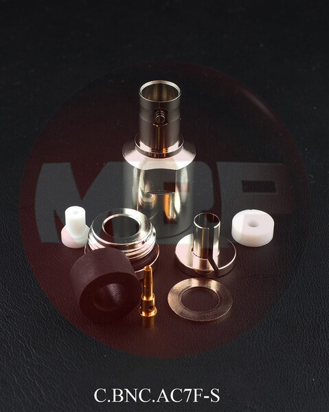 Vorschau Messi & Paoloni BNC Buchse für 7mm Kabel - C.BNC.AC7F-S