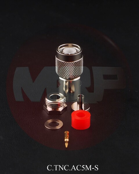 Vorschau Messi & Paoloni TNC Stecker für 5mm Kabel - C.TNC.AC5M-S