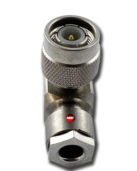 Vorschau Messi & Paoloni TNC Stecker Winkel für 5mm Kabel - C.TNC.RG223-90