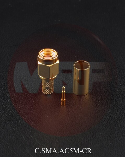 Vorschau Messi & Paoloni SMA Stecker Crimp für 5mm Kabel - C.SMA.AC5M-CR