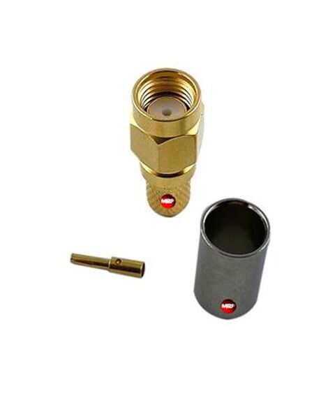 Vorschau Messi & Paoloni RP-SMA Stecker Crimp für 5,4mm Kabel - C.RP.SMA-54