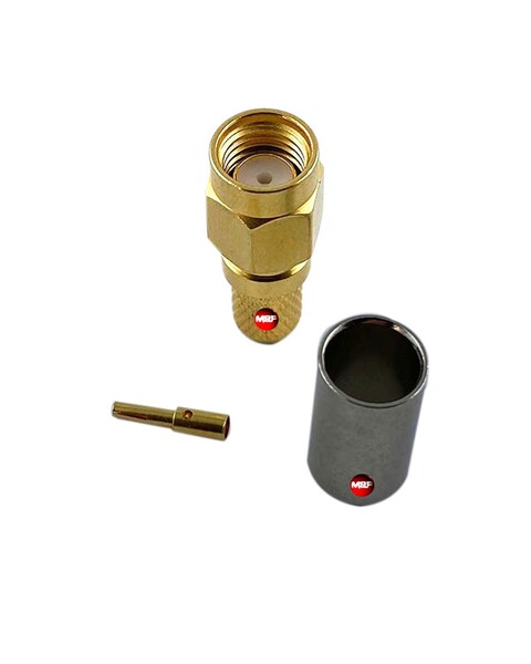 Vorschau Messi & Paoloni SMA Stecker Crimp  für 7mm Kabel - C.SMA.AC7M-CR