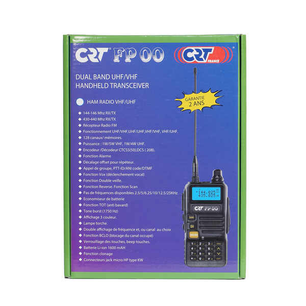 Vorschau CRT FP-00 Handfunkgerät VHF/ UHF --Schwarz
