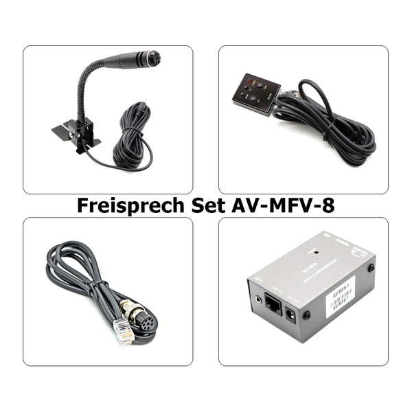 Vorschau Freisprech Set AV-MFV-8 - 8 pol. Japan Icom