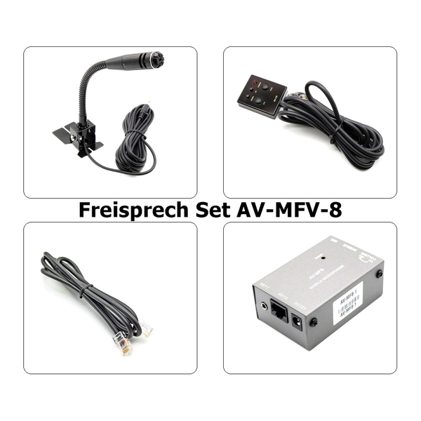 Vorschau Freisprech Set AV-MFV-8 - 8 pol. Western Icom
