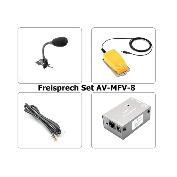 Vorschau Freisprech Set AV-MFV-8 - RJ45 Kenwood Fuß PTT