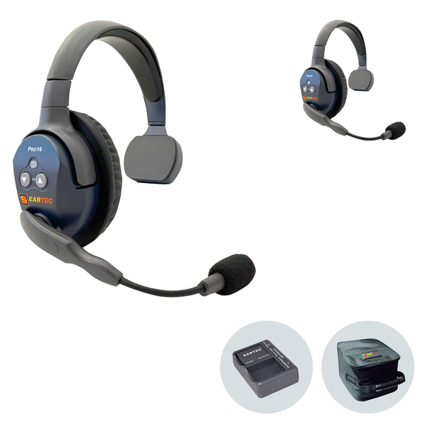 Vorschau Eartec UltraLite PRO16 (ETP2S): 1x SE MAIN Headset, 1x SE REMOTE Headset, 1x 2-fach Lader, 2x Akku