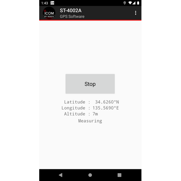 Vorschau ICOM ST-4002A GPS-Software
