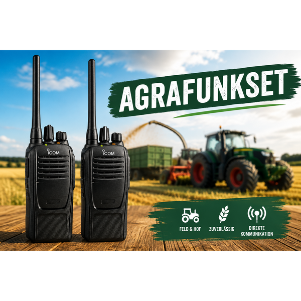 Vorschau Agrarfunkset 1 - 2 x ICOM IC-F1000 VHF-Handfunkgerät inkl. Programmierung