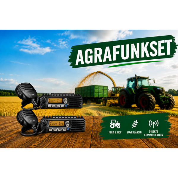 Vorschau Agrarfunkset 3 - 2 x ICOM IC-F5022 (#26) VHF-Mobilfunkgerät inkl. Mobilantennen + Programmierung