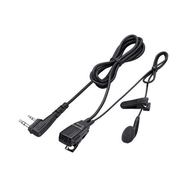 Vorschau ICOM HM-166LS Dynamisches Innenohr-Ohrhörermikrofon mit PTT-Schalter und Halteklammer