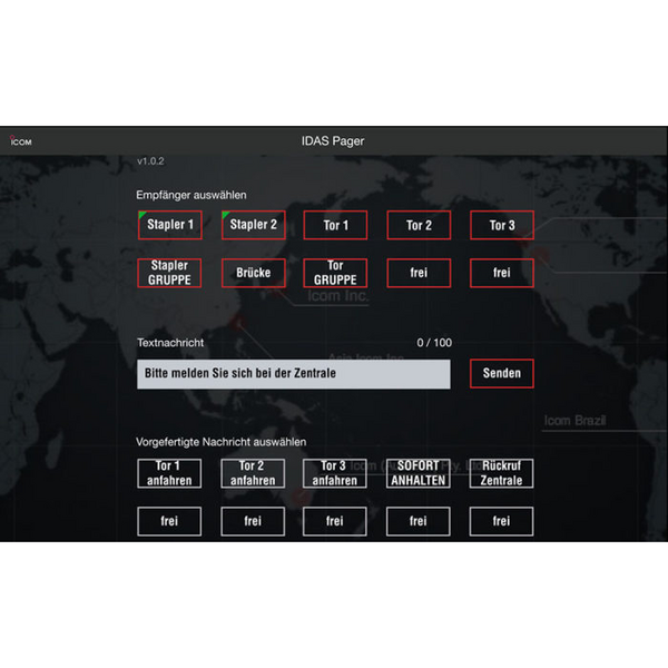 Vorschau ICOM IEP-1 #01 IDAS™ (NXDN™) Pager Software