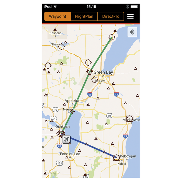Vorschau ICOM RS-AERO1I iOS™-Applikationssoftware für die Flugplanung