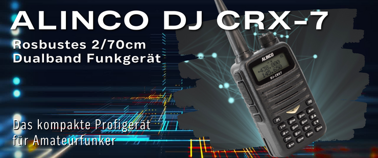 ALINCO DJ-CRX-7 HandfunkgerÃ¤t VHF-UHF
